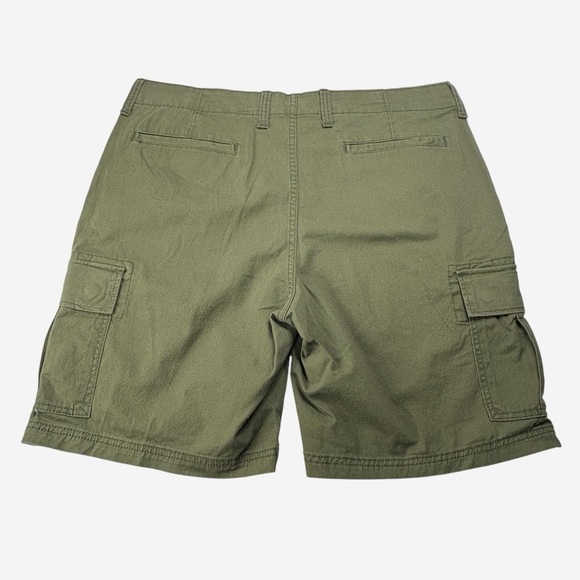 Old Navy Mens Lived In Straight Cargo Shorts 38 Heritage Green 9” Inseam NEW - Picture 4 of 10